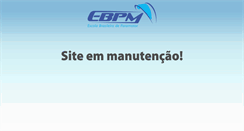 Desktop Screenshot of ebpm.esp.br